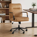 Camel Ergonomic Faux Leather Executive Office Chair
