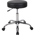 Black Antimicrobial Vinyl Medical Spa Stool
