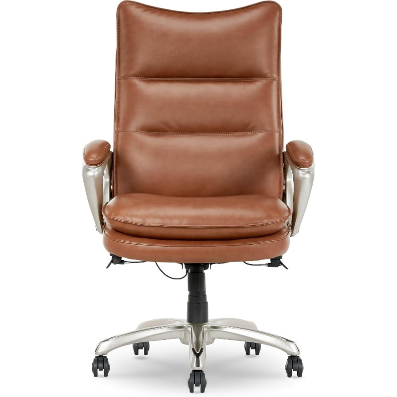 Brown Big & Tall Bonded Leather Executive Office Chair